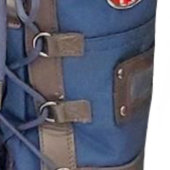 Pajar Canada Navy/Cognac Tall Grip Zip Boots, Size 8/8.5 - Picture 14 of 15